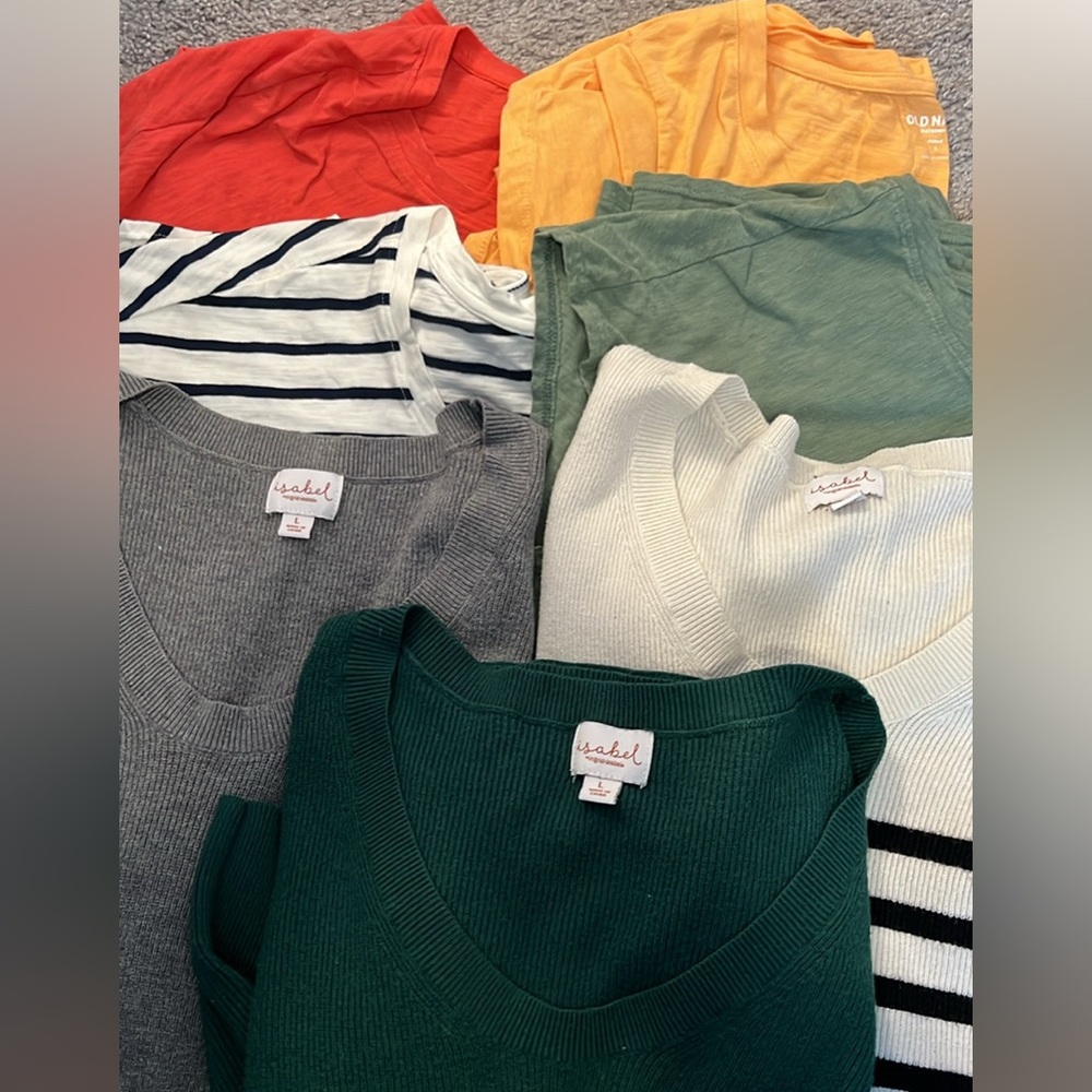 Maternity Tops Bundle Size Large